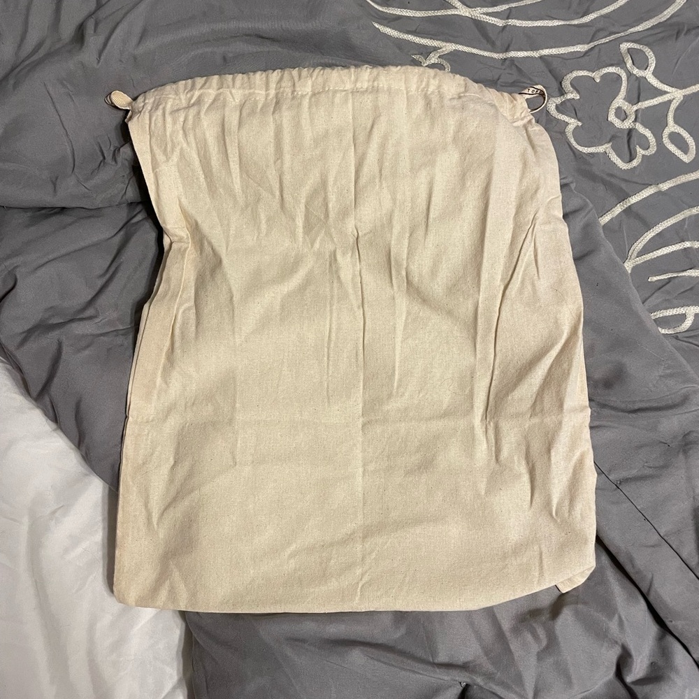 Tory Burch beige shoe dust bag